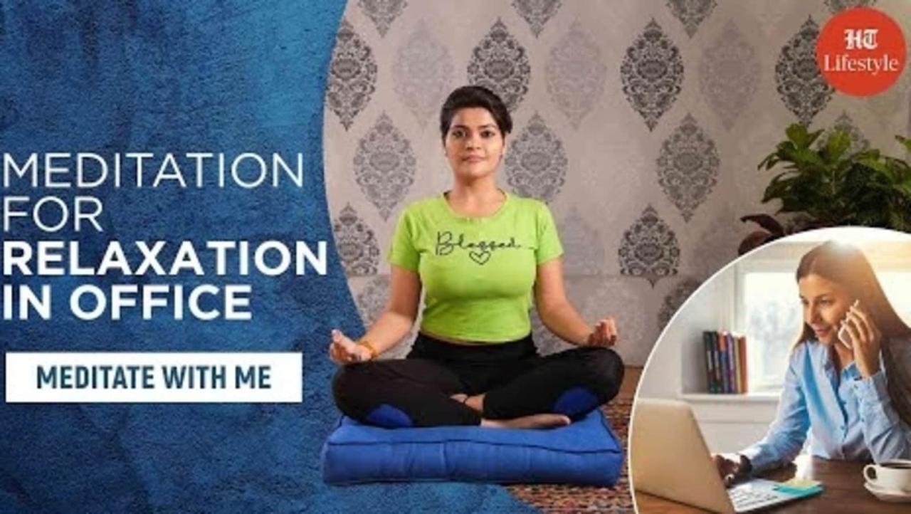 Premium Photo | Handsome successful businessman meditate while sitting ...